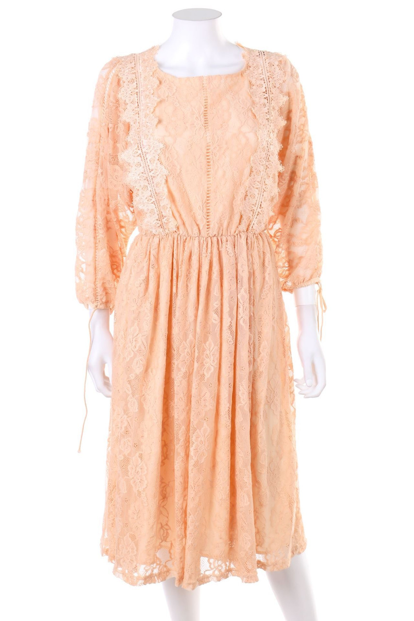 GD Golden Days Paris - Spitzen-Midikleid mit Schnürung - D 36-38