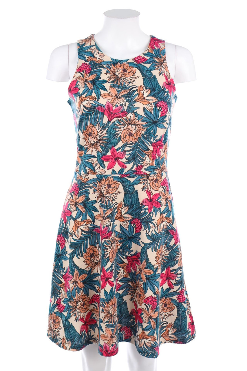 H&M - Skater-Kleid mit Blumen-Print - S