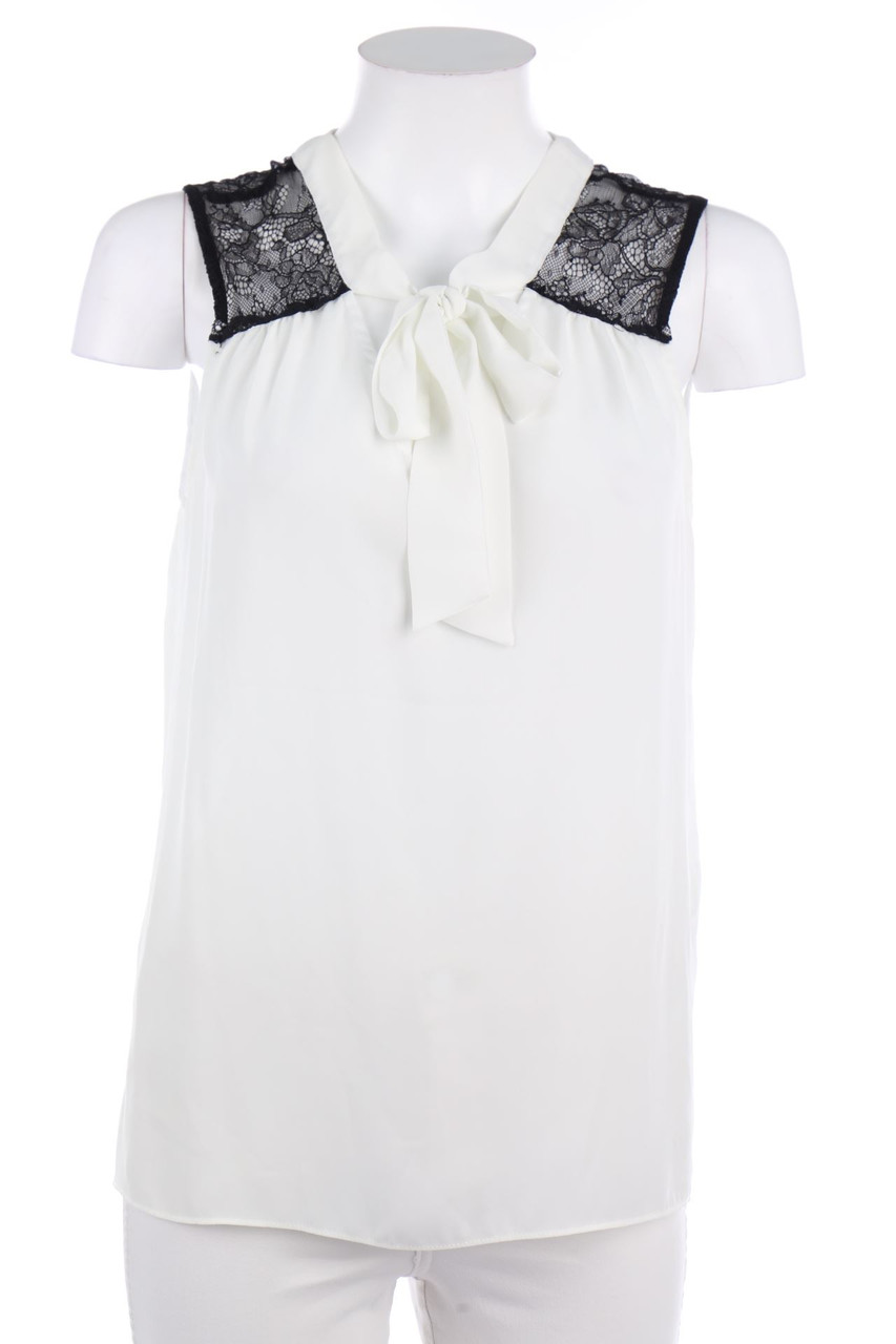 NAF NAF - Blusentop mit Spitze - D 38