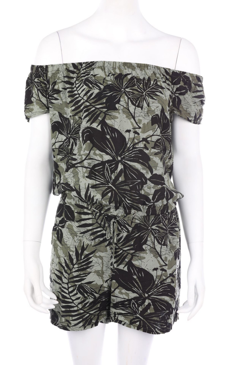 Q/S designed by s.Oliver - Playsuit mit Tropical Print - S
