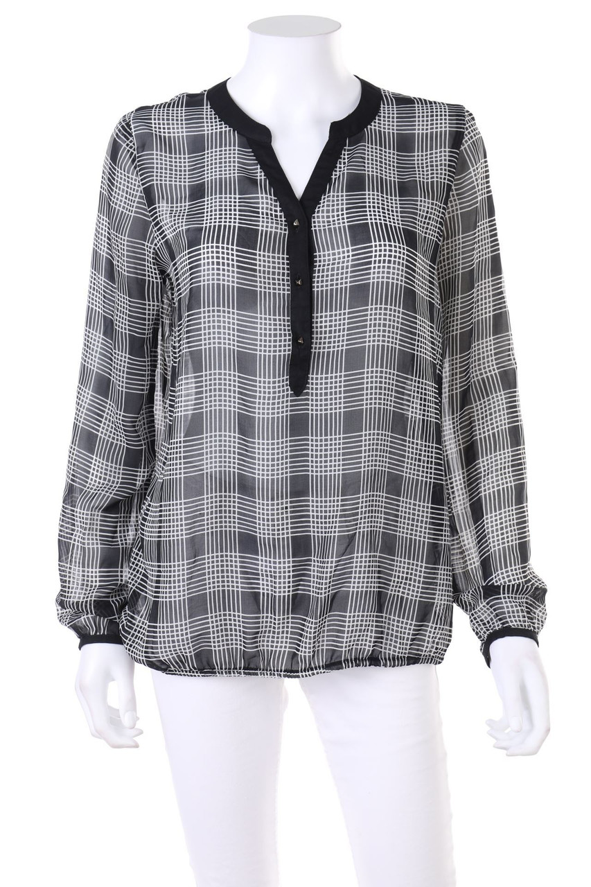 orsay - Bluse mit Karo-Muster - D 42