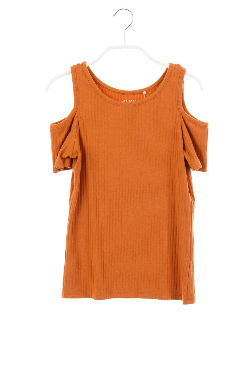 MANOR junior - Cold-Shoulder-T-Shirt - 158