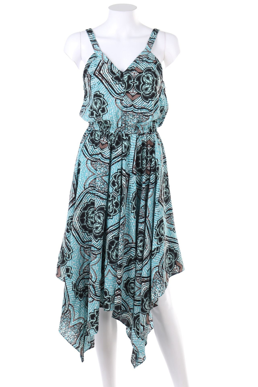 H&M - Midikleid mit Print - D 36
