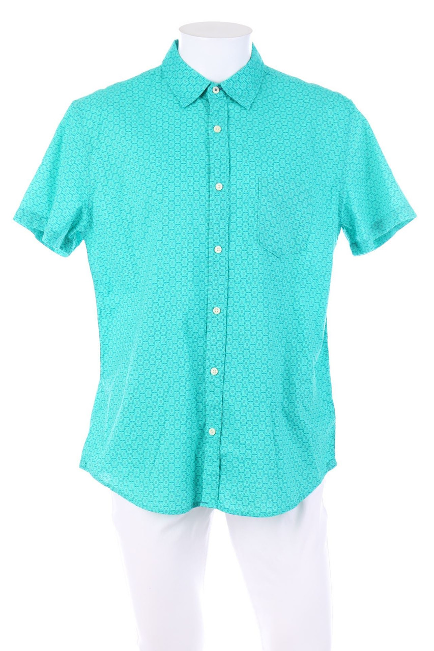 AÉROPOSTALE - Kurzarm-Hemd mit Muster - L