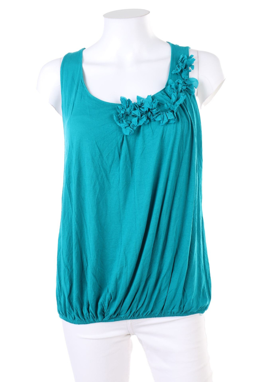 HALLHUBER - Blusentop mit Applikationen - M