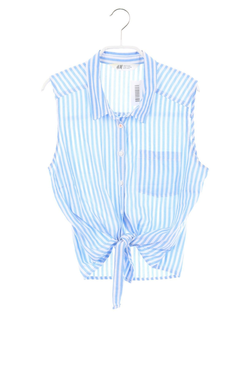 H&M - Streifen-Bluse zum Knoten - 170
