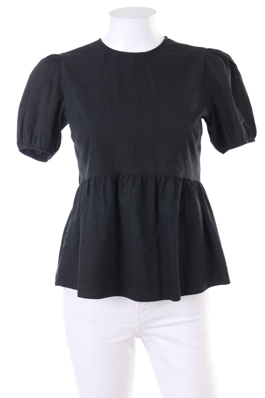 NEW LOOK - Kurzarm-Bluse mit Puffärmeln - D 32