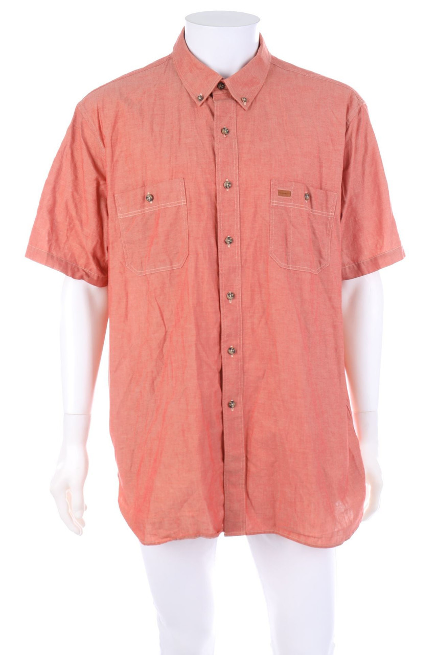 GLOWEAVE - Kurzarm-Hemd mit Button-down-Kragen - XXL