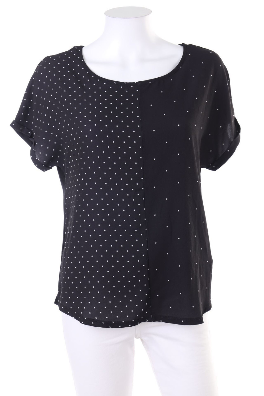 BODYFLIRT - Kurzarm-Shirt mit Punkten - D 32-34