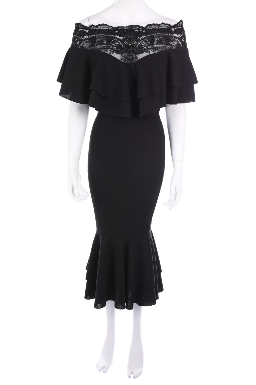 SHEIN - Abendkleid mit Spitze - S