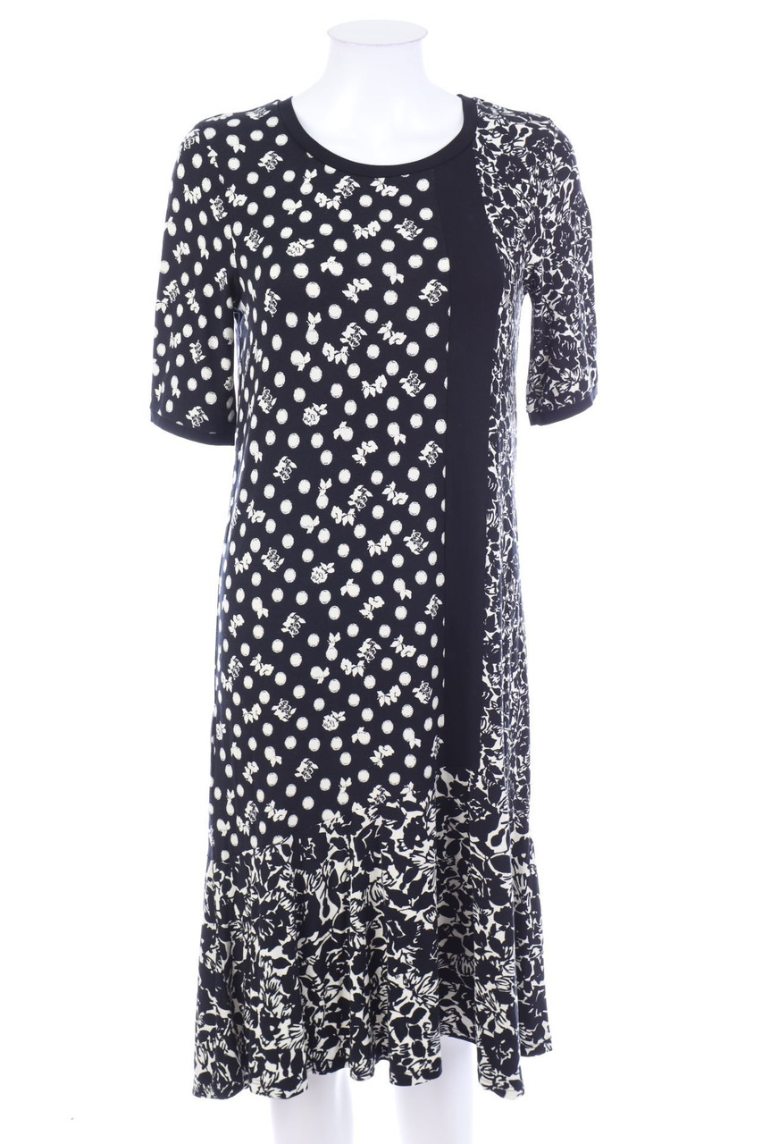 next TaLL - Print-Midikleid aus Viskose-Mix - D 38