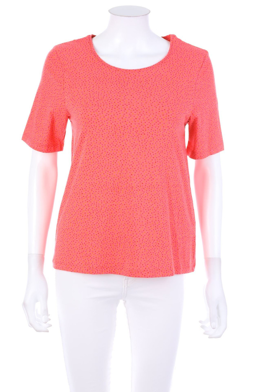 Gudrun Sjödén - Kurzarm-Shirt mit Pünktchen - S