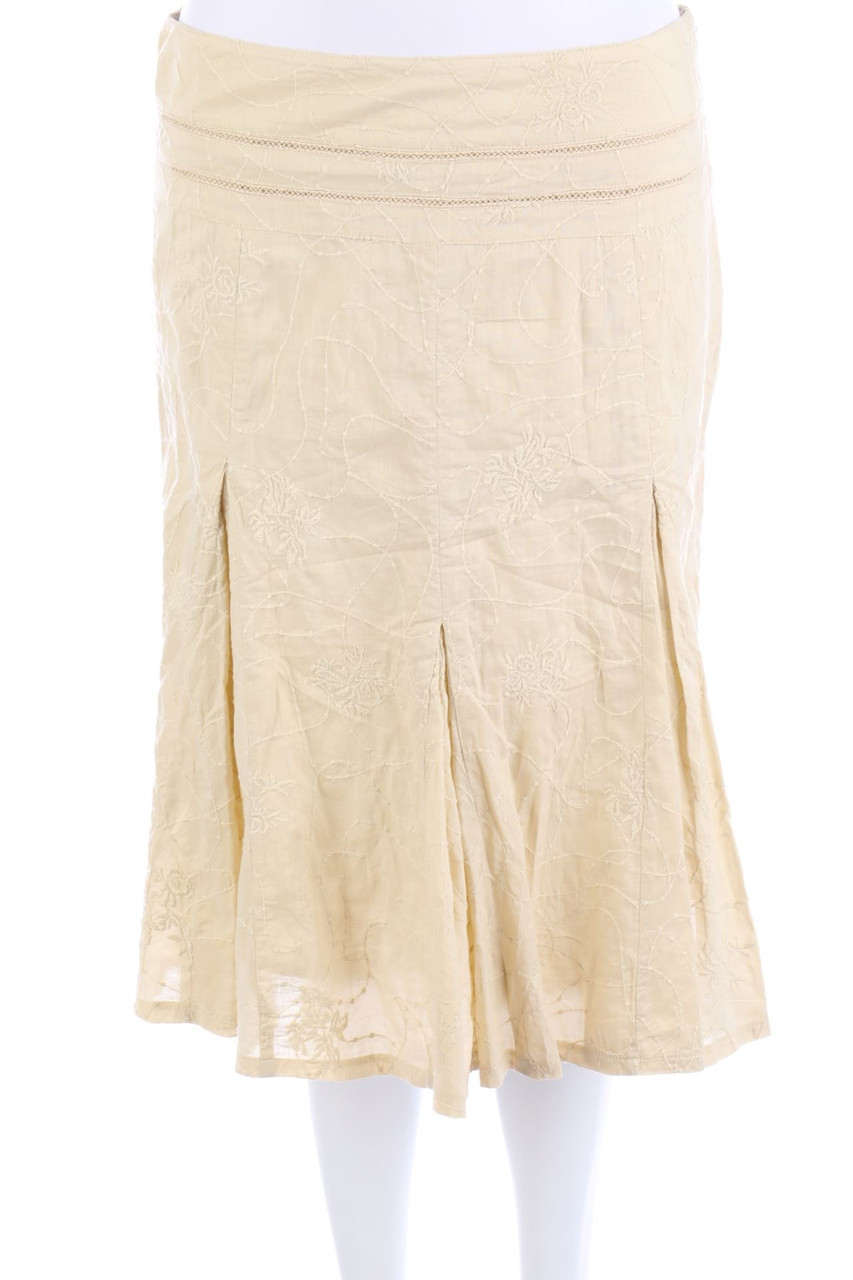 promod - Godet-Rock mit Stickereien - D 42