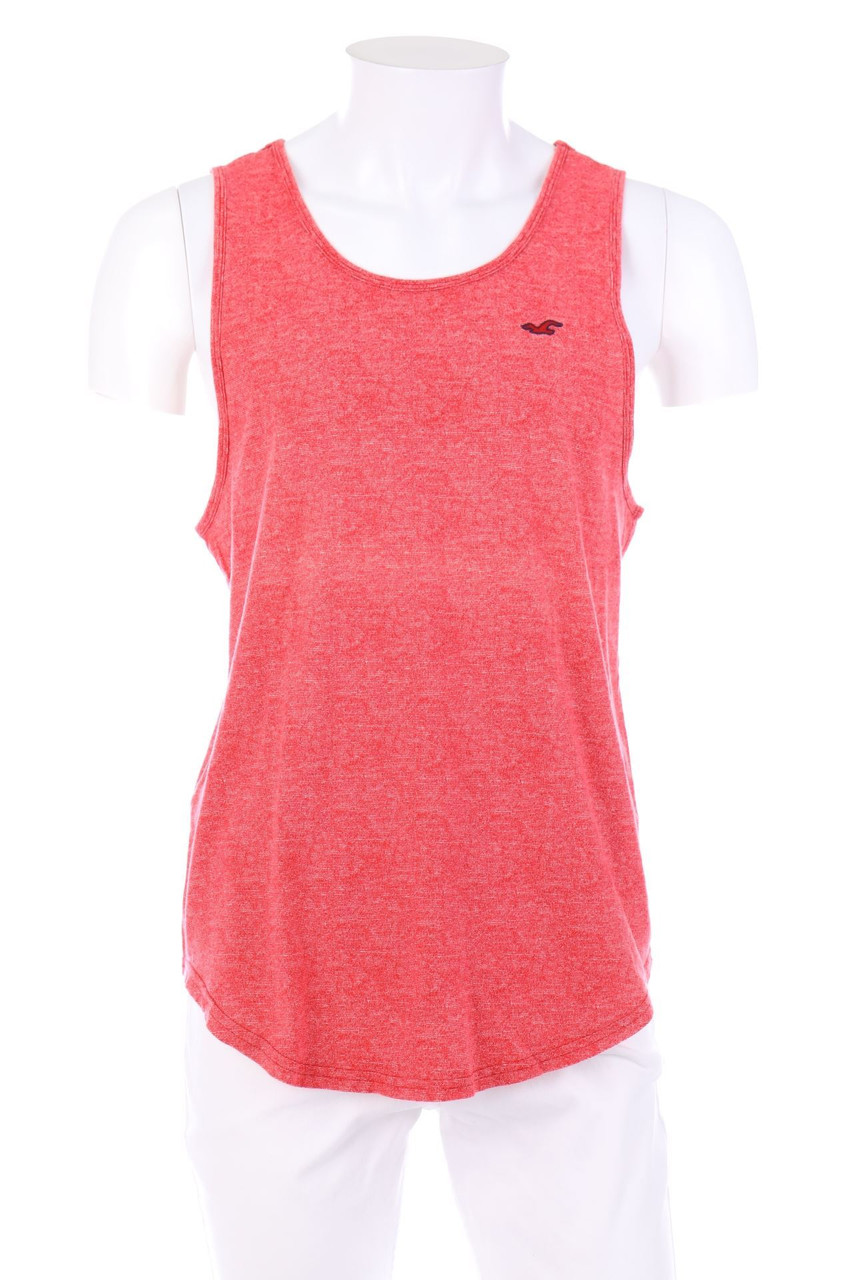 HOLLISTER - Top mit Logo-Stickerei - M