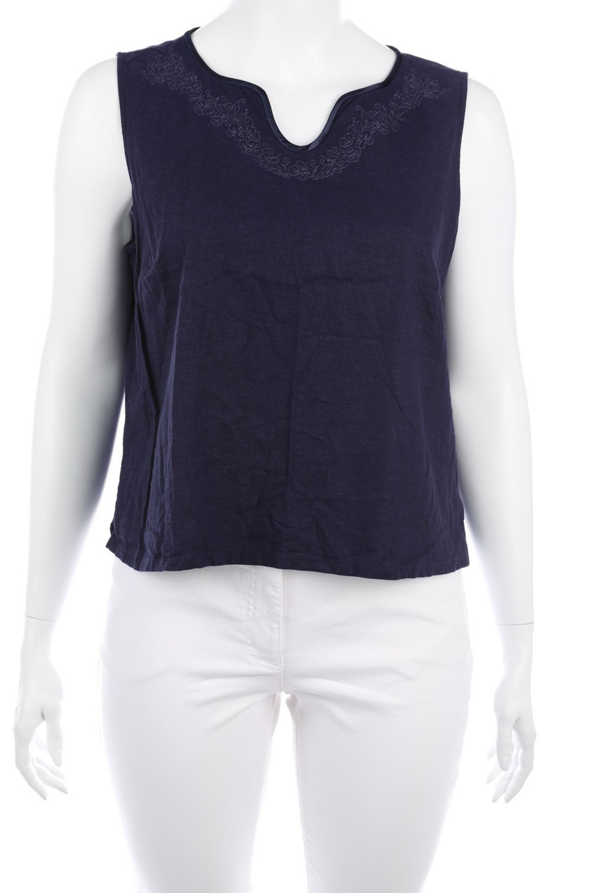 Norton McNaughton - Blusentop mit Stickereien - D 48