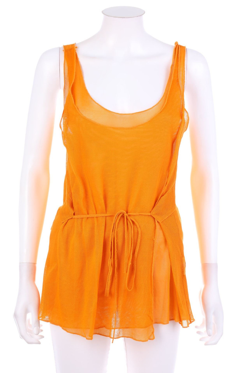 MAX&Co. tricot - Y2K-Mesh-Top in Wickel-Optik - L