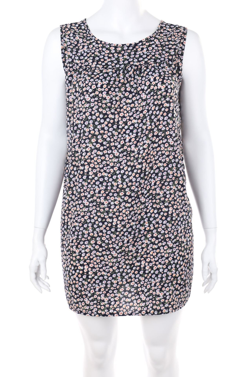 Ohne Label - Kleid mit floralem Muster - D 48