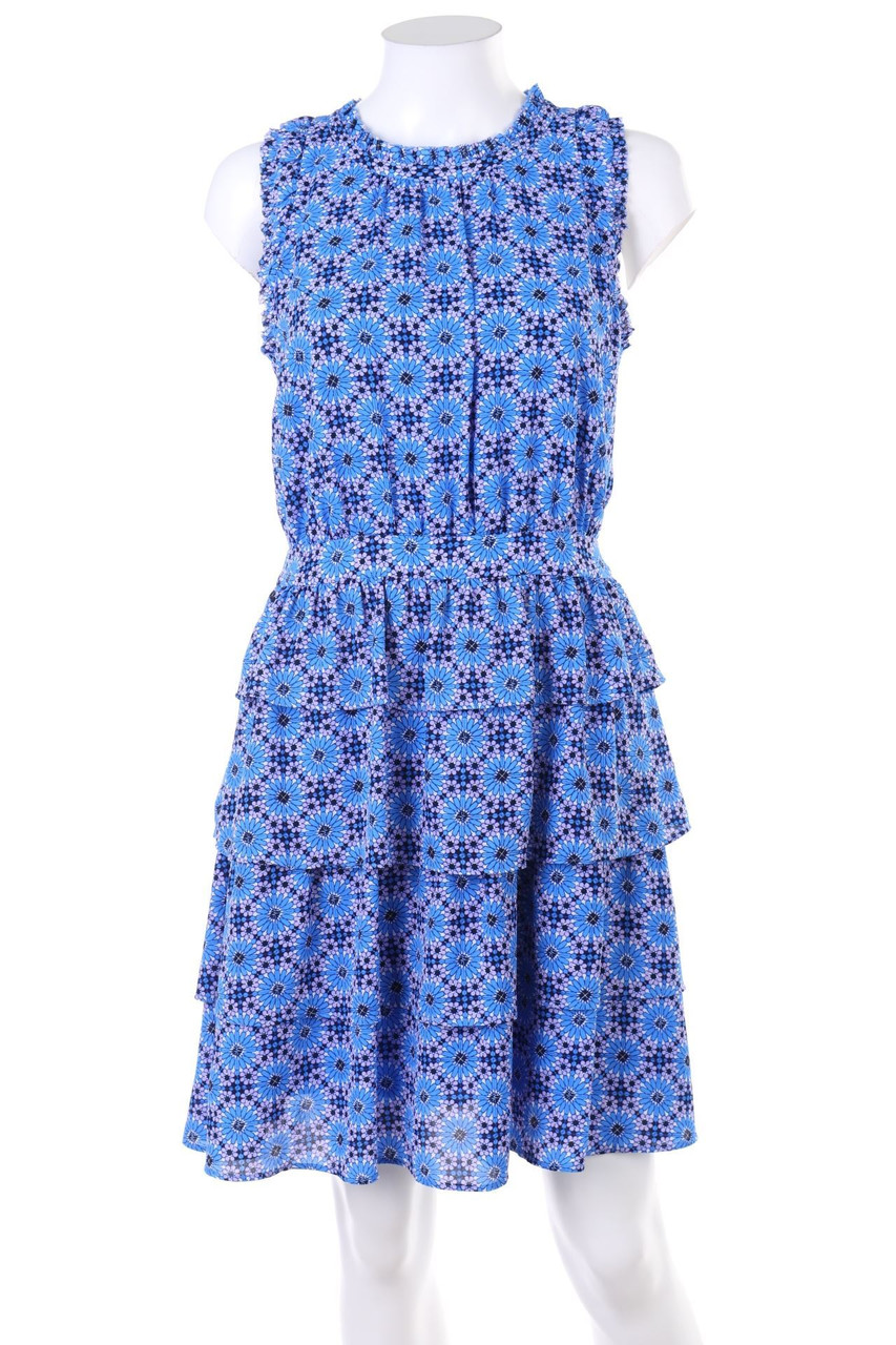 BANANA REPUBLIC - Minikleid mit Blumen-Print im Layer Look - D 36