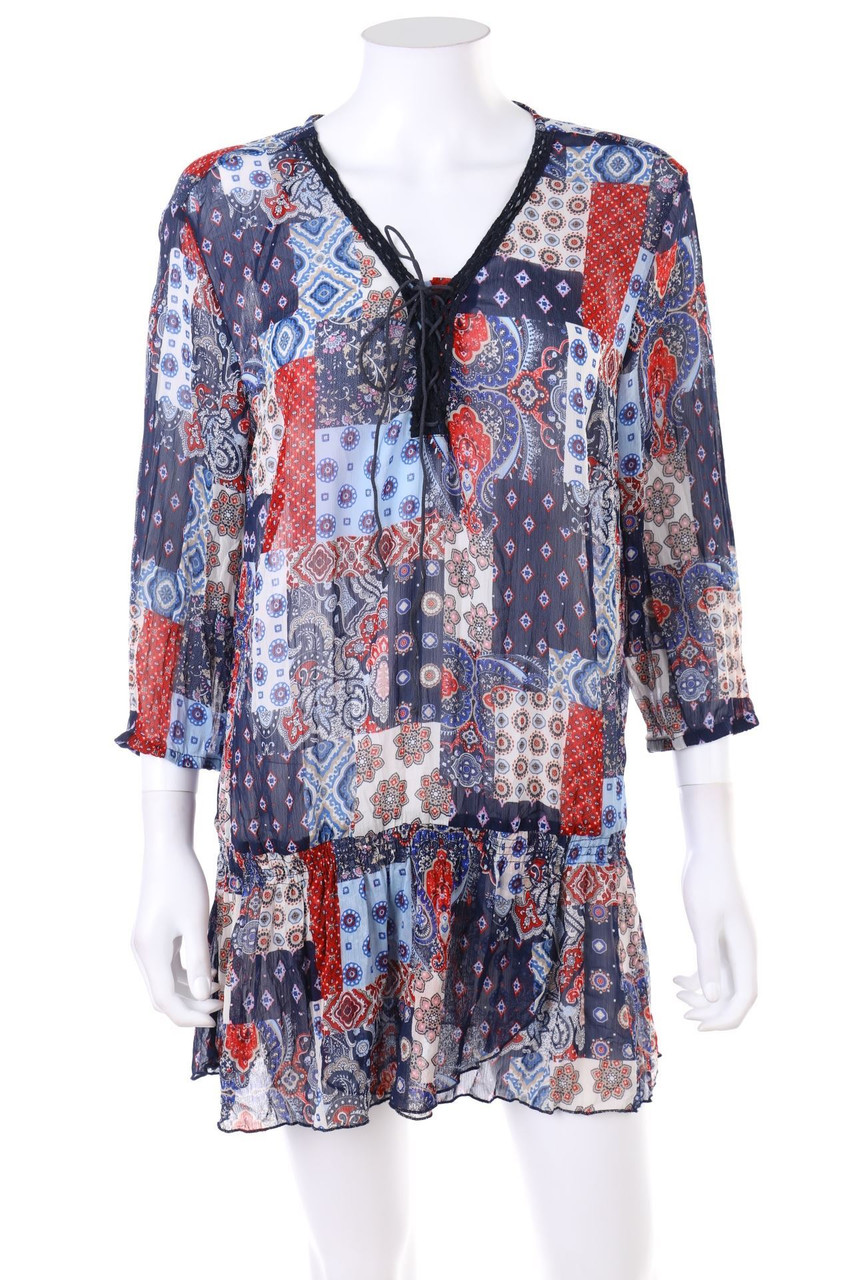 CANDA by C&A - Strandkleid mit Ethno-Print - D 42