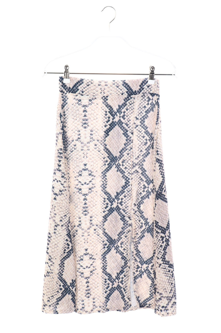 PRETTYLITTLETHING - Midirock mit Animal-Print - D 30