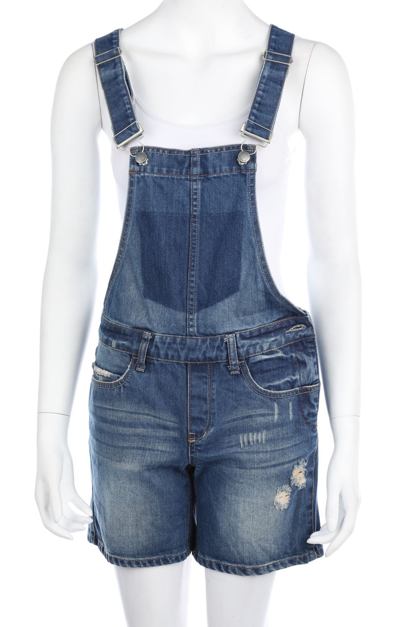 WILLIAM RAST - Destroyed-Jeans-Latzhose - W27