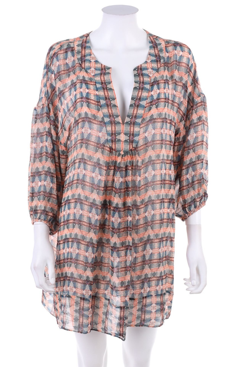 Joie - Tunika-Bluse mit Geo-Print - S