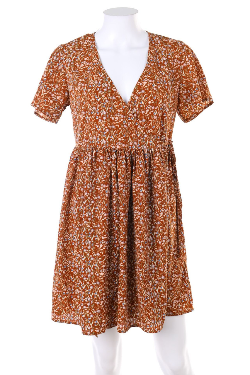 ABOUT YOU - Wickelkleid mit Blumen-Print - D 34