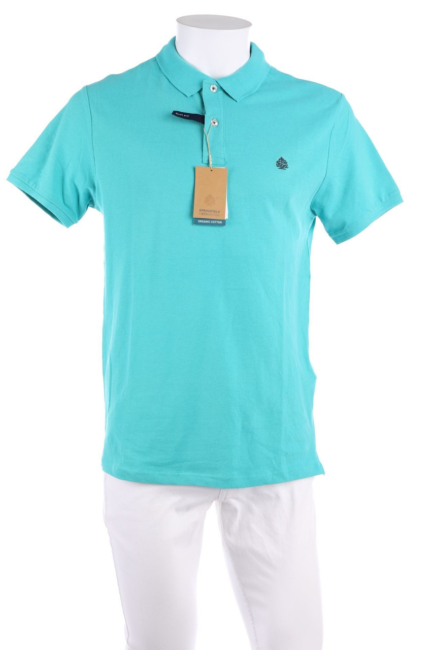 SPRINGFIELD - Poloshirt mit Logo-Stickerei - M