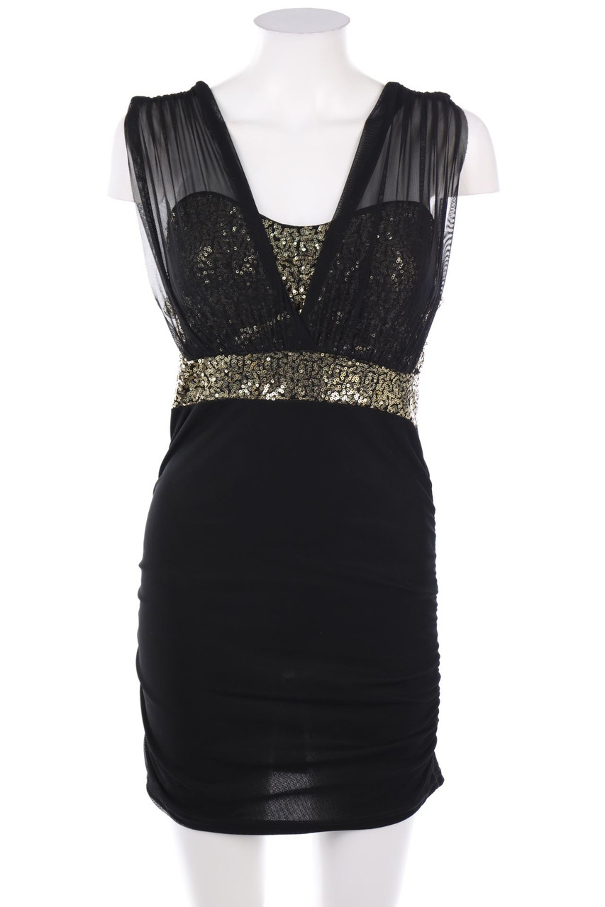 Ohne Label - Mini-Party-Kleid mit Pailletten - D 32