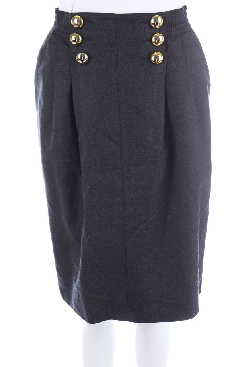 TH. BRAUN - Rock aus reiner Schurwolle - D 36