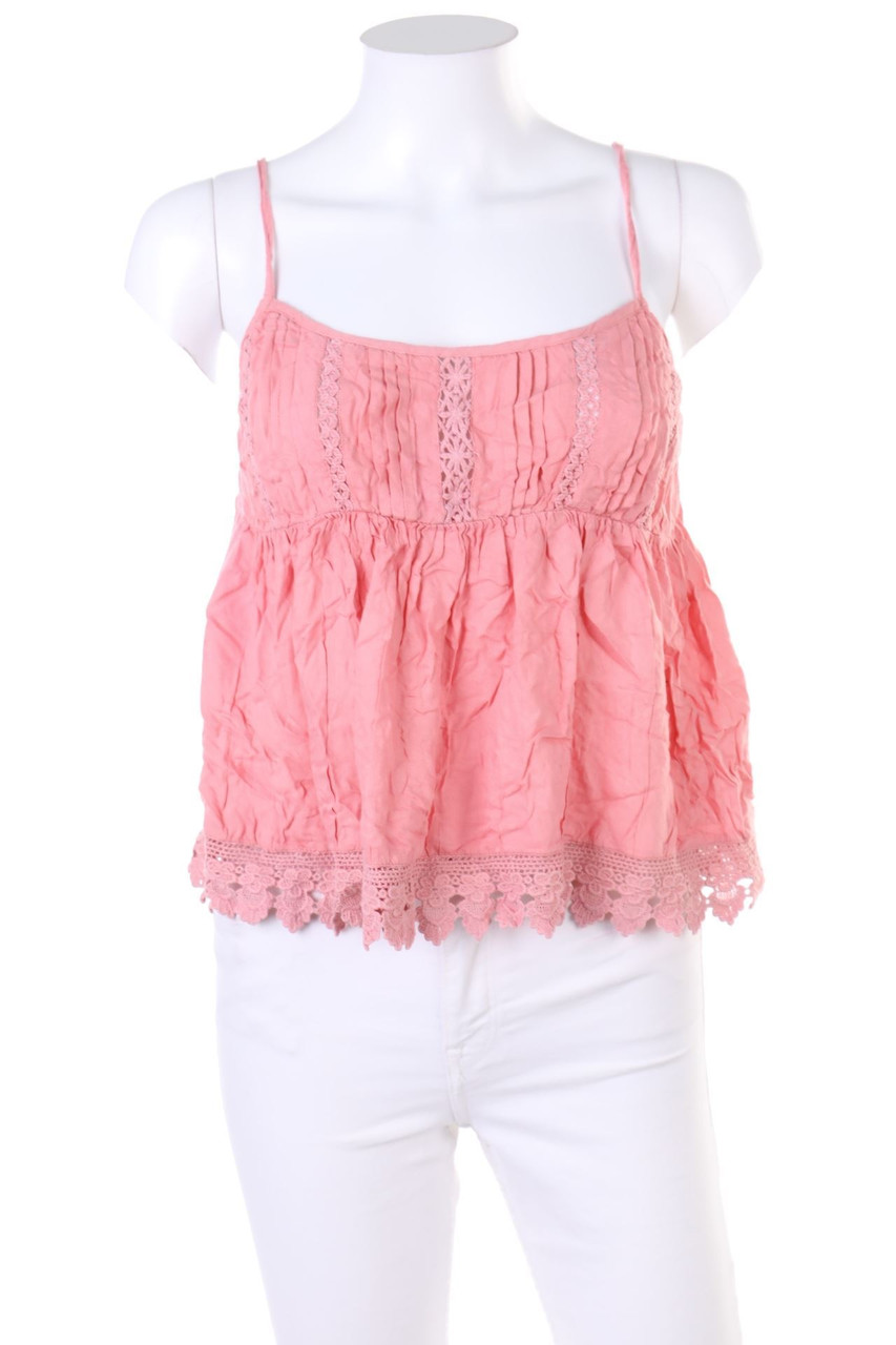 asos - Top in A-Linie aus Viskose mit Spitze - D 36