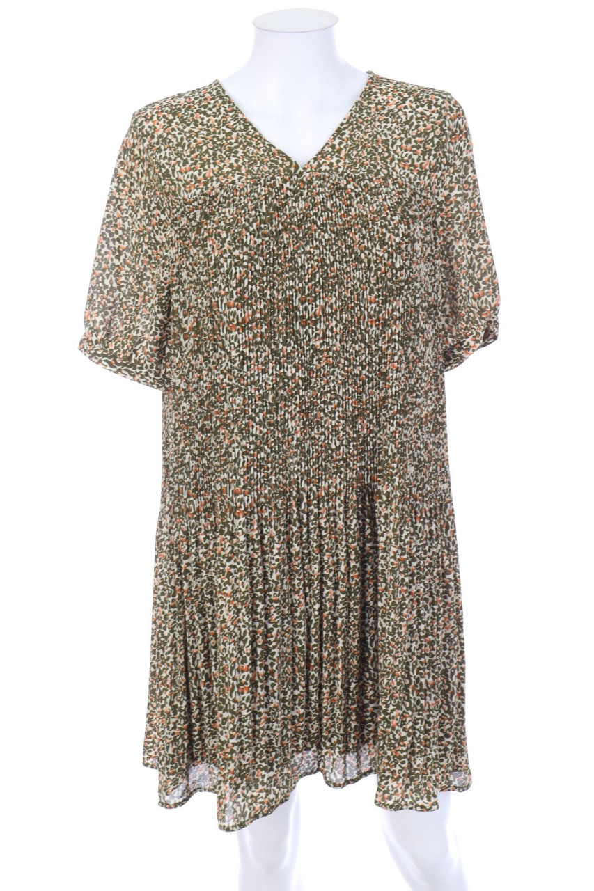 MANGO - Kurzarm-Print-Kleid mit Print - M