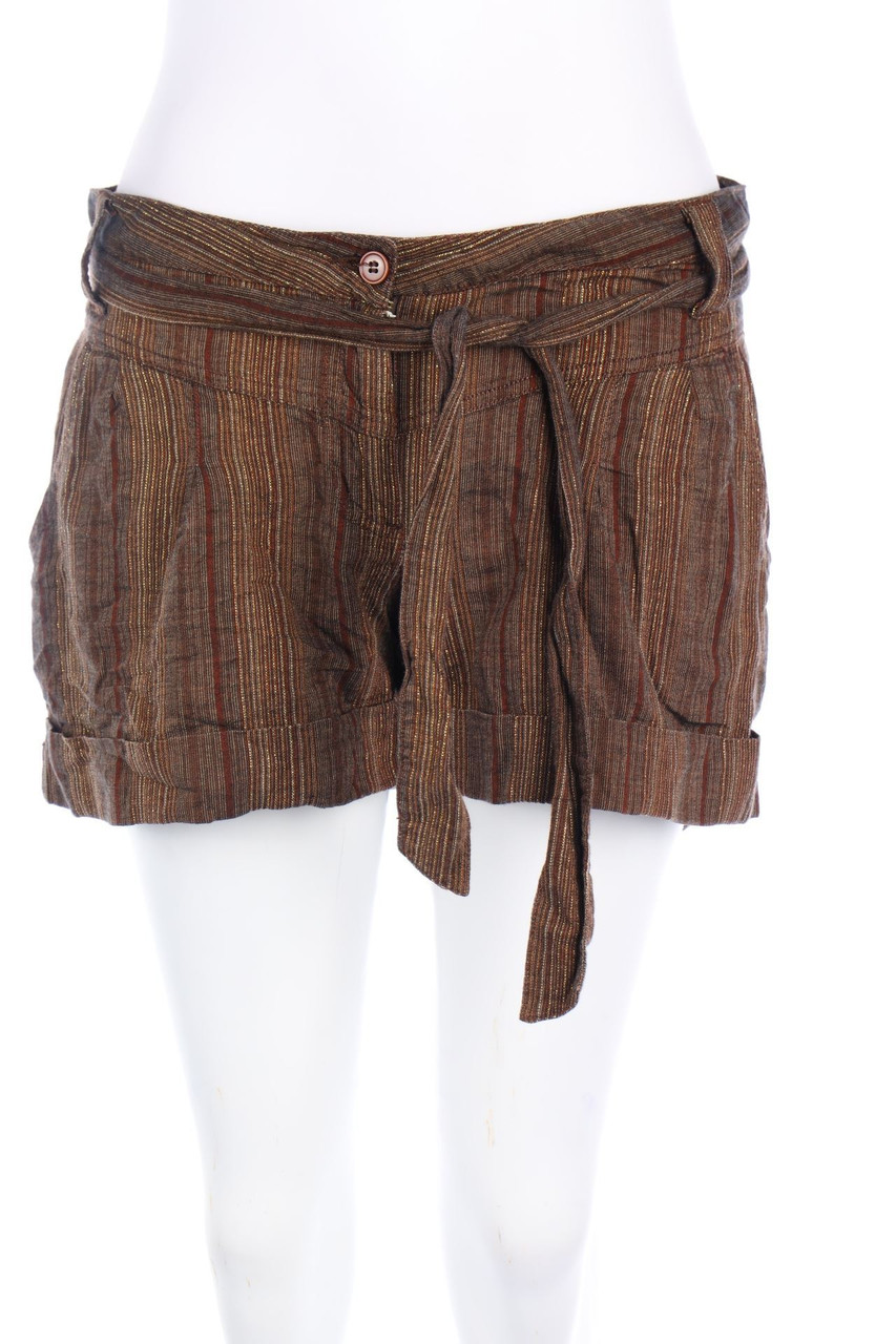 Pimkie - Shorts mit Streifen mit Glitzer - M