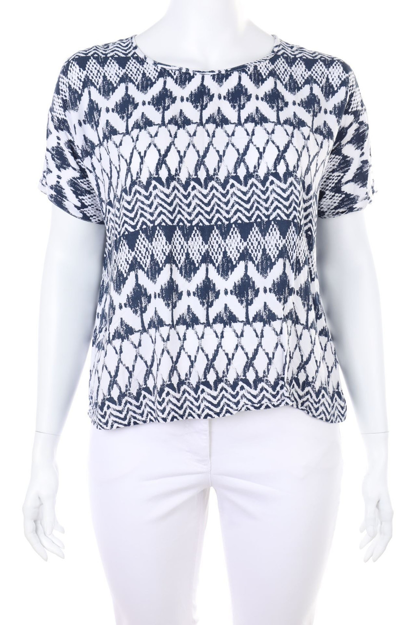 soyaconcept - Kurzarm-Shirt mit Print - M