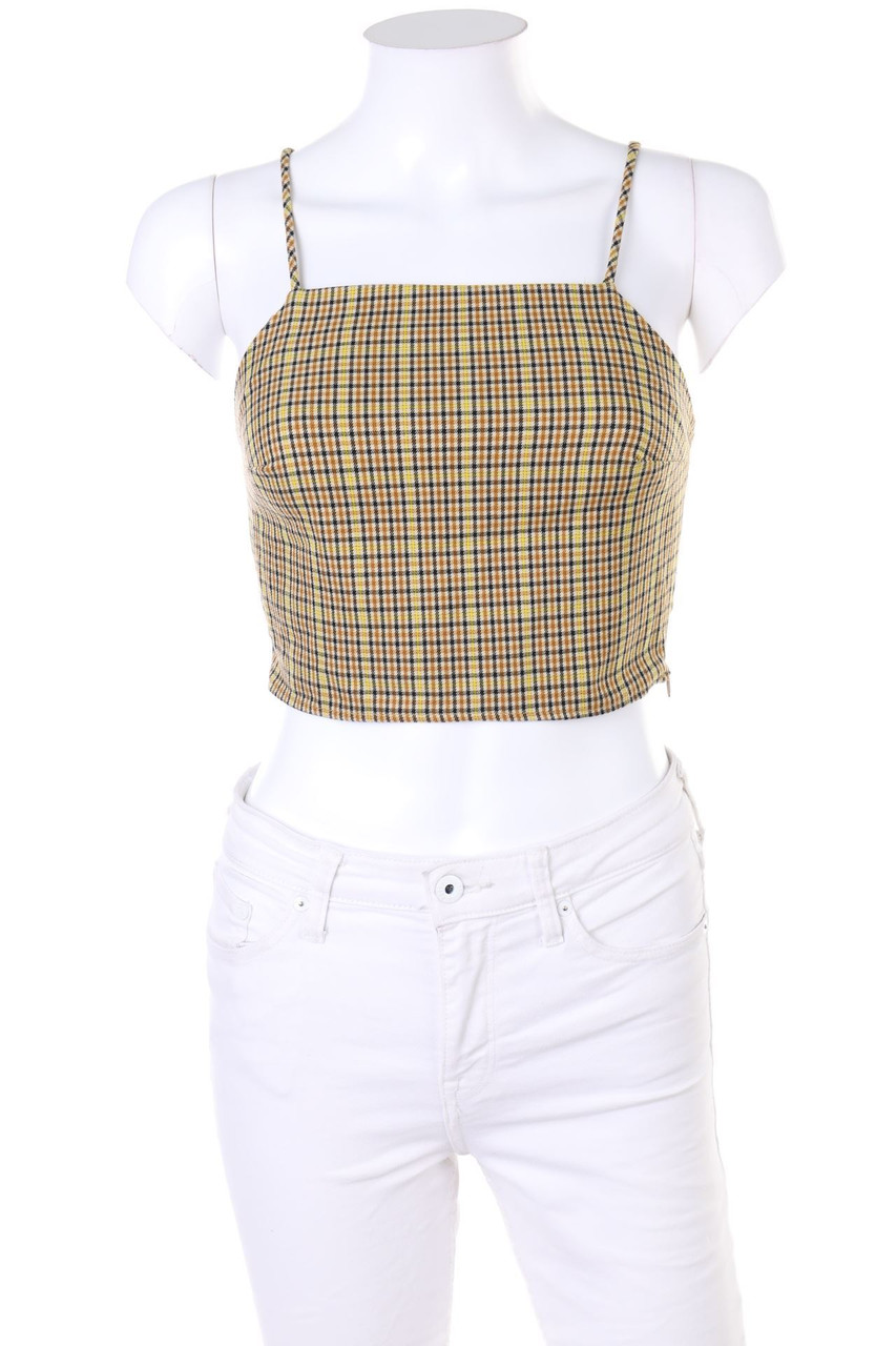 Bershka - Karo-Crop-Top - XS