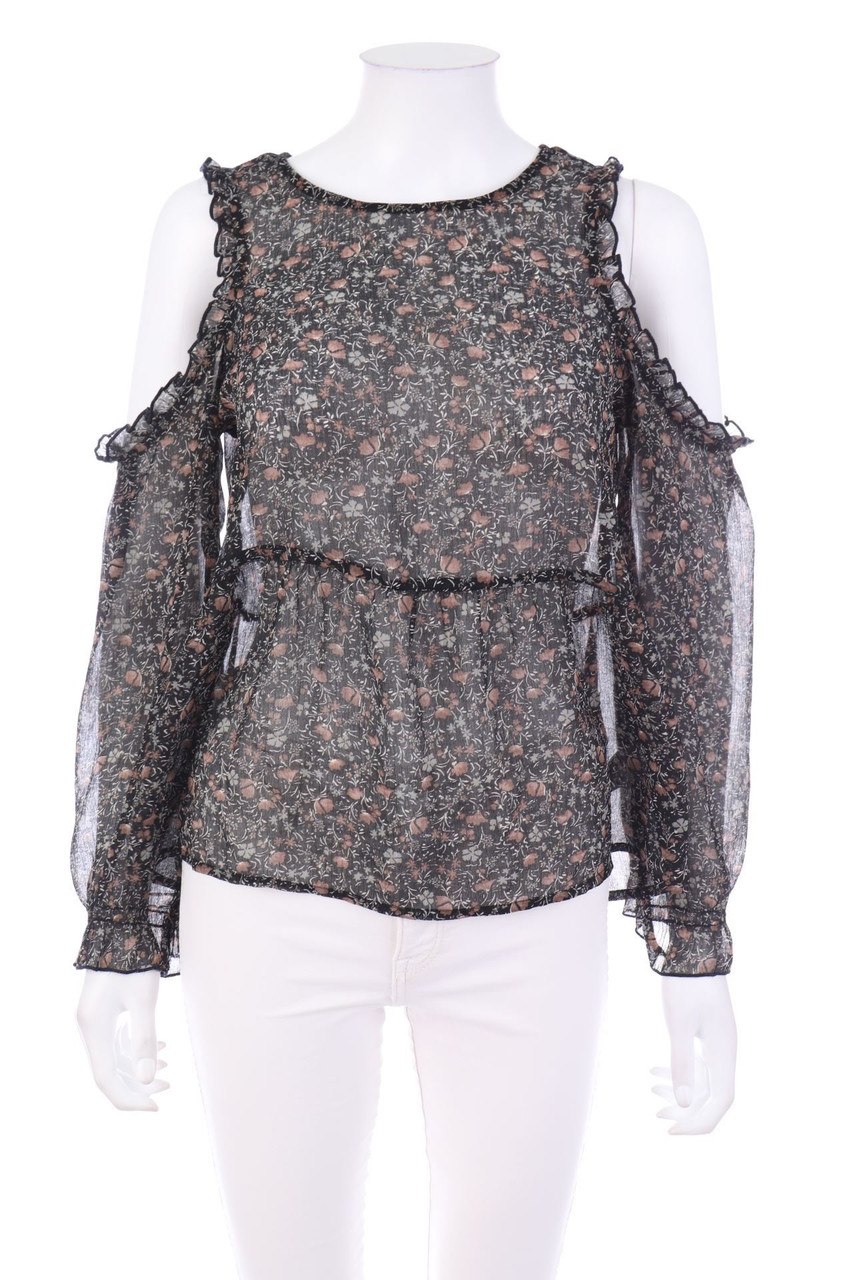 American Eagle - Print-Bluse mit Cut-outs - S