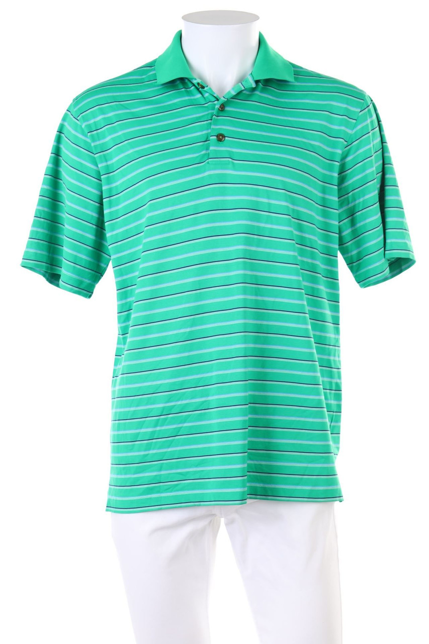 PEBBLE BEACH - Poloshirt mit Streifen - M