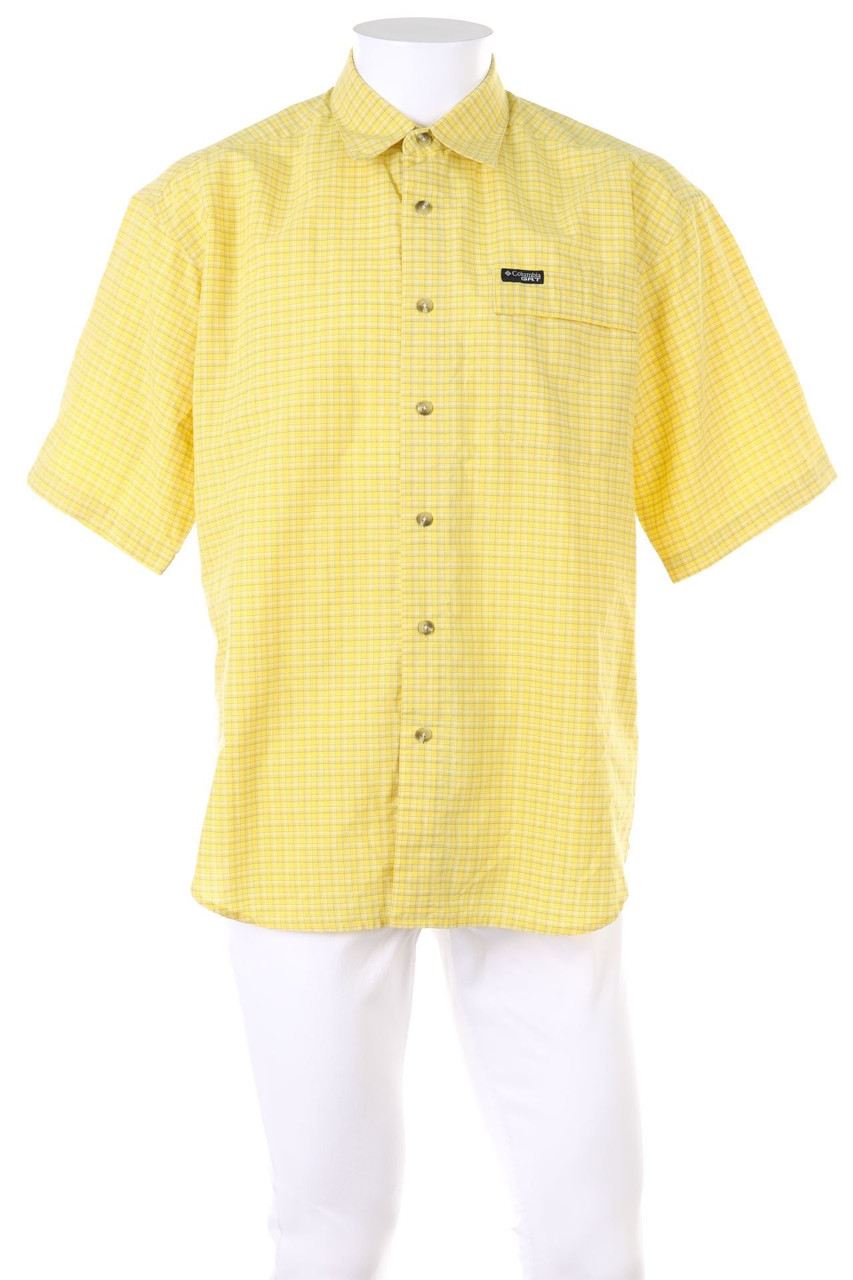 Columbia - Kurzarm-Hemd mit Karo-Muster - M