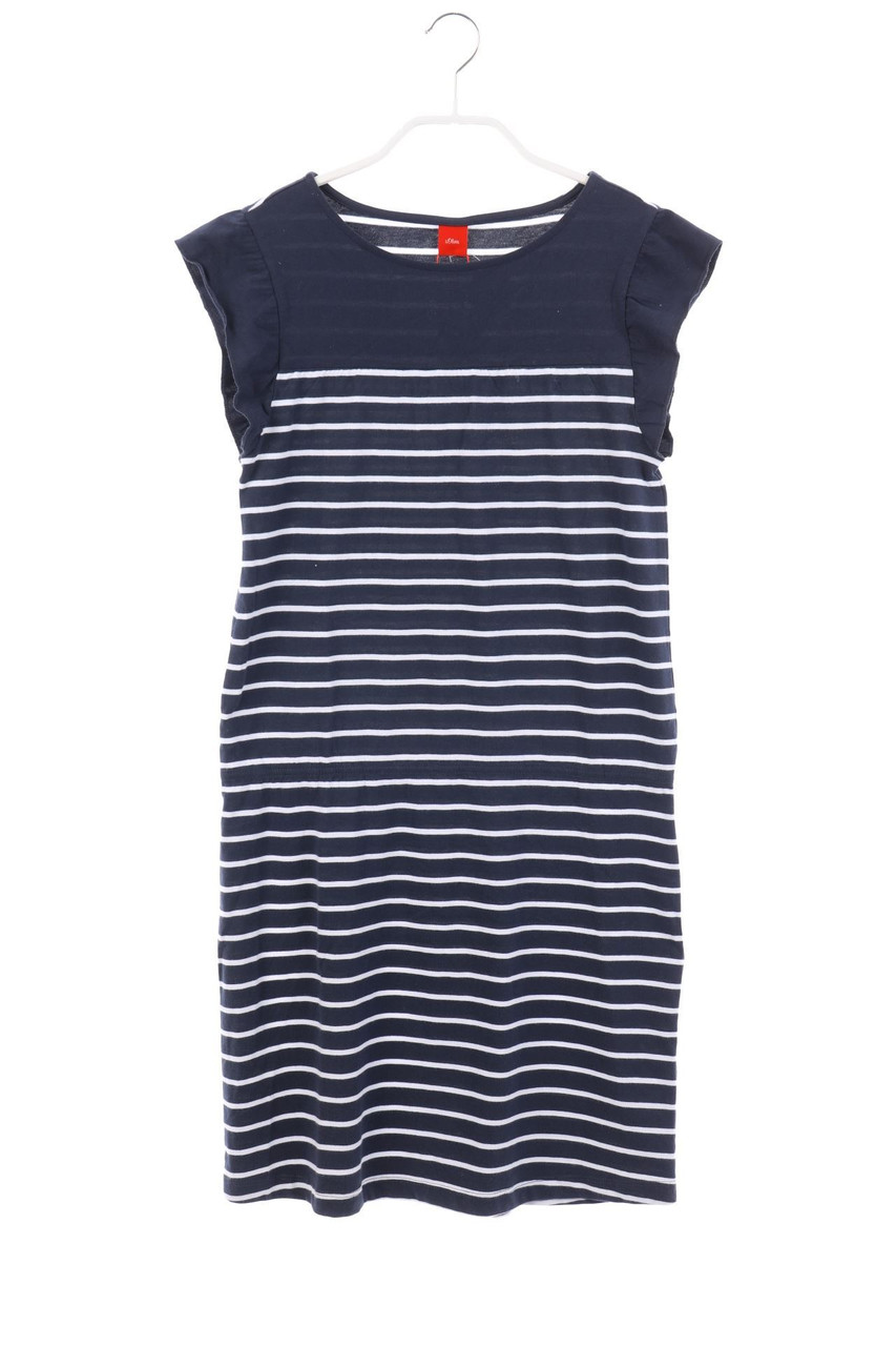 s.Oliver - Baumwoll-Kleid mit Streifen - 164