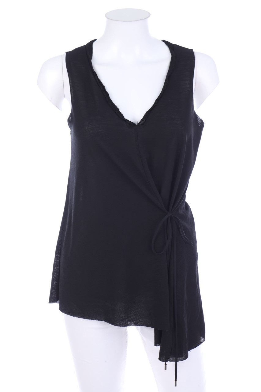 ZARA W&B - Top mit asymmetrischem Schnitt - S