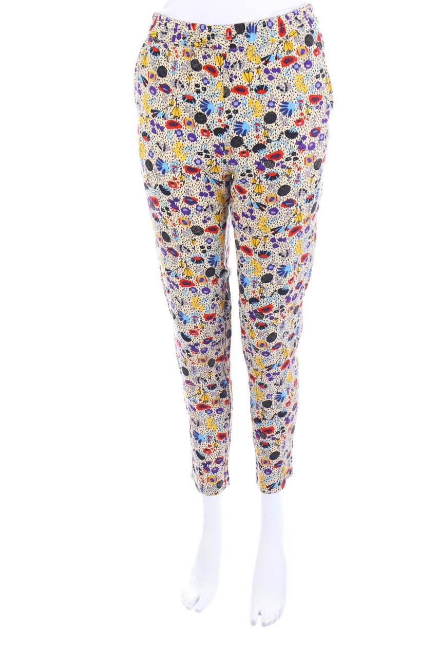H&M - Hose mit Blumen-Print - D 36