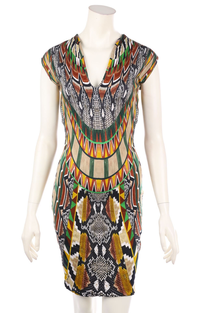 Just cavalli - Kleid mit Ethno-Print - D 34