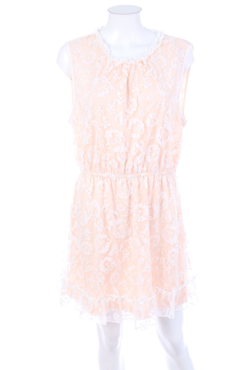 Ohne Label - Minikleid mit floralem Muster - L