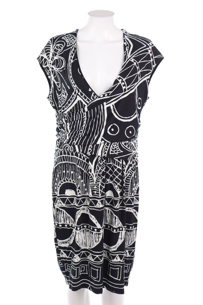 Desigual - Kleid mit Ethno-Print - XL