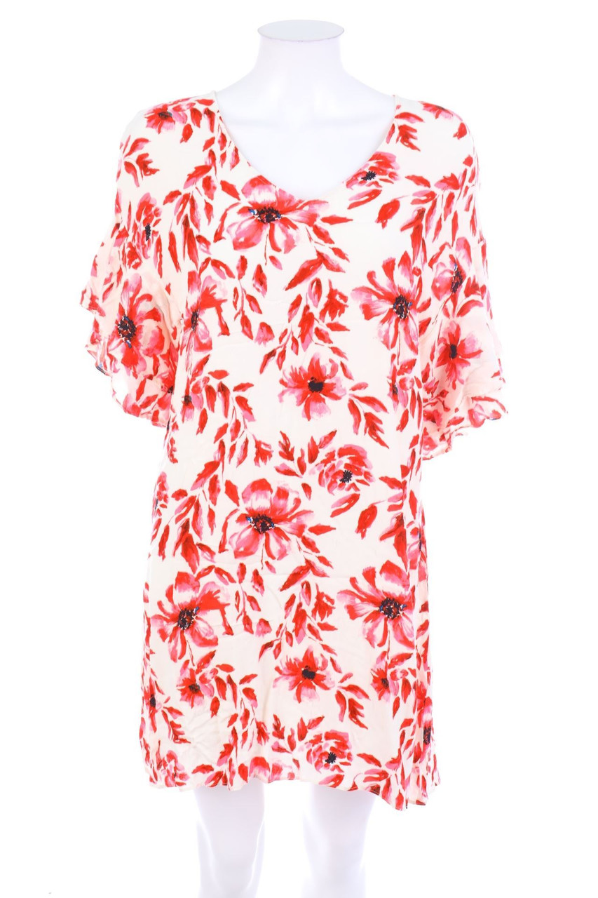 Jake*s - Volants-Kleid mit Blumen-Print - D 38