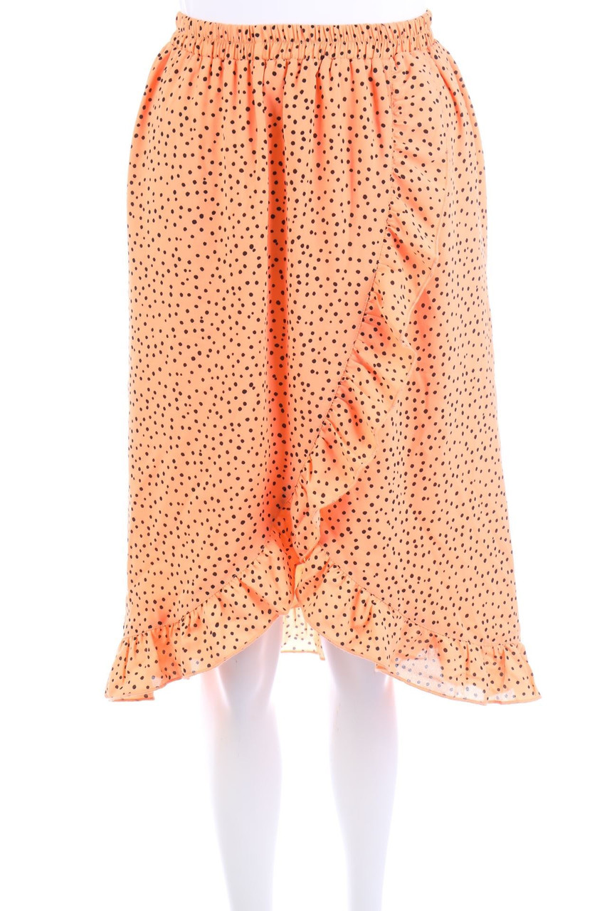 YES OR NO - Midirock in Wickel-Optik mit Punkten - S