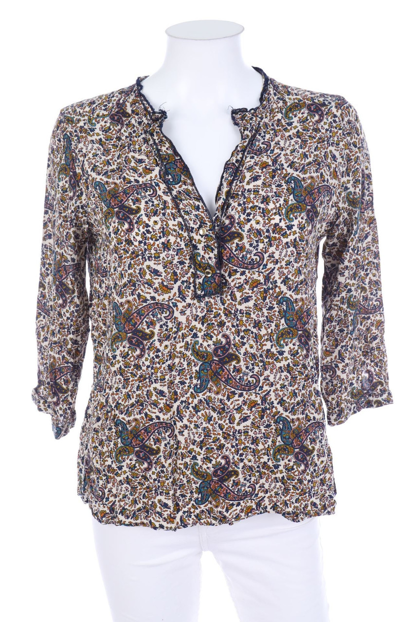 ZARA - Print-Bluse mit 3/4-Ärmel - M