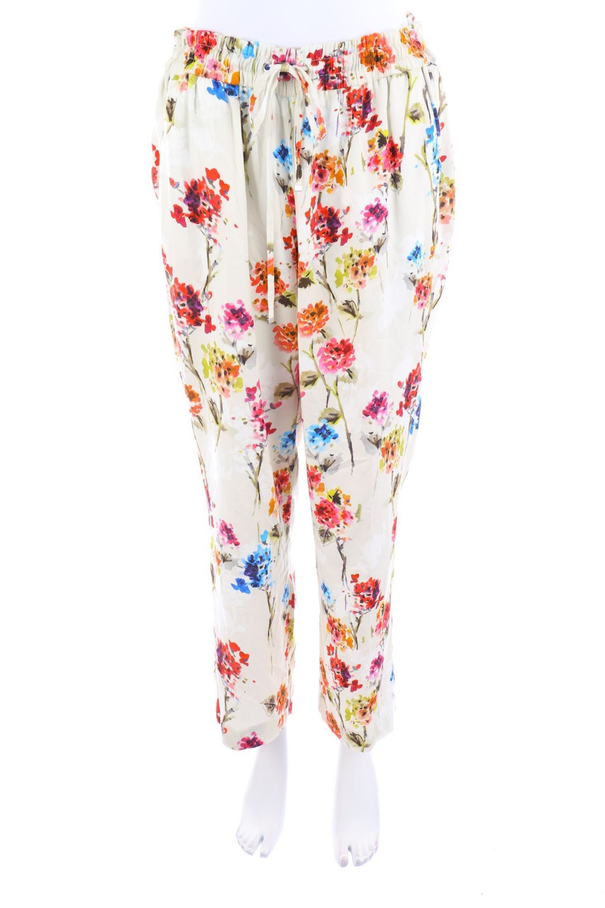 RAFFAELLO ROSSI - Jogger-Hose mit Blumen-Print - D 42