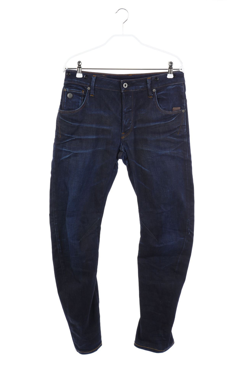 G-STAR RAW - Dark Denim Skinny-Jeans mit Logo-Patch - W29