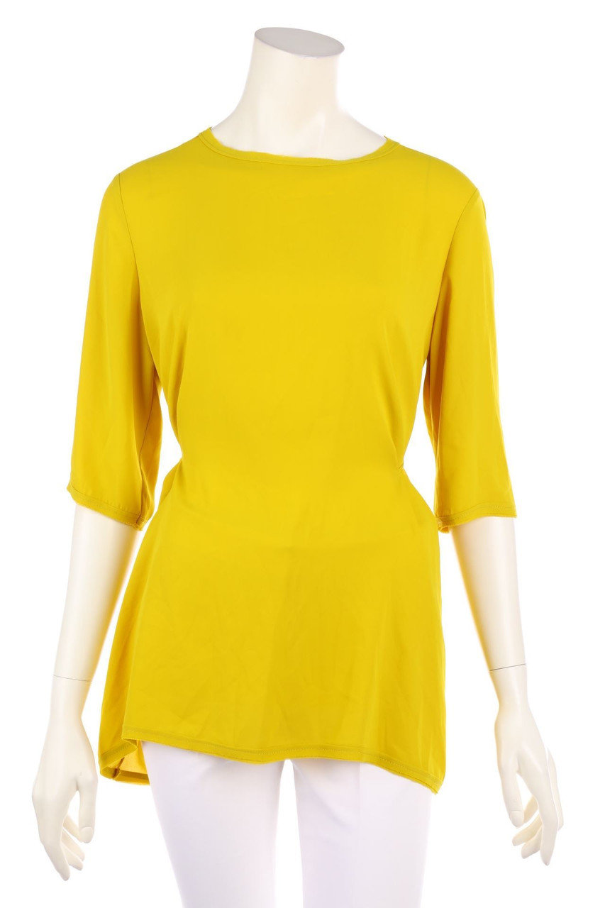 IMPERIAL - Bluse mit 3/4-Ärmel aus Crêpe - M